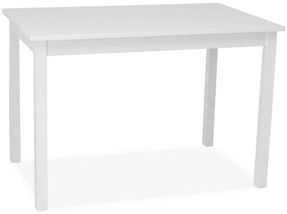 CASARREDO Jedálenský stôl FIORD biely 80x60